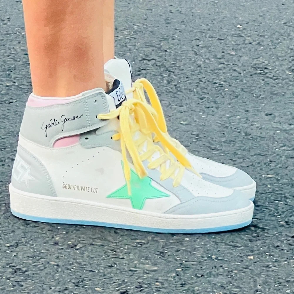 NEW Golden Goose Sky Star High Top Sneakers Limited Private Edition Women 36 US6